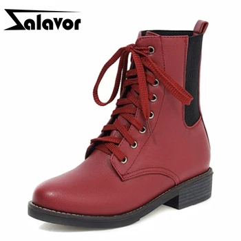 ZALAVOR New Women Ankle Boots Mixed Color Lace Up Winter Shoes Women Fashion Cool Short Boots Woman Footwear Size 33-43
ZALAVOR New Women Ankle Boots Mixed Color Lace Up Winter Shoes Women Fashion Cool Short Boots Woman Footwear Size 33-43
