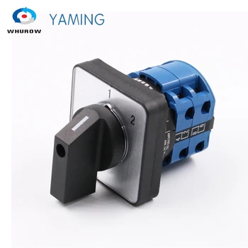 20A Universal Conversion LW26-20/2 Two Positions 2 Section Dual Power Selection Rotation Combination Bidirectional Cam Switch
20A Universal Conversion LW26-20/2 Two Positions 2 Section Dual Power Selection Rotation Combination Bidirectional Cam Switch