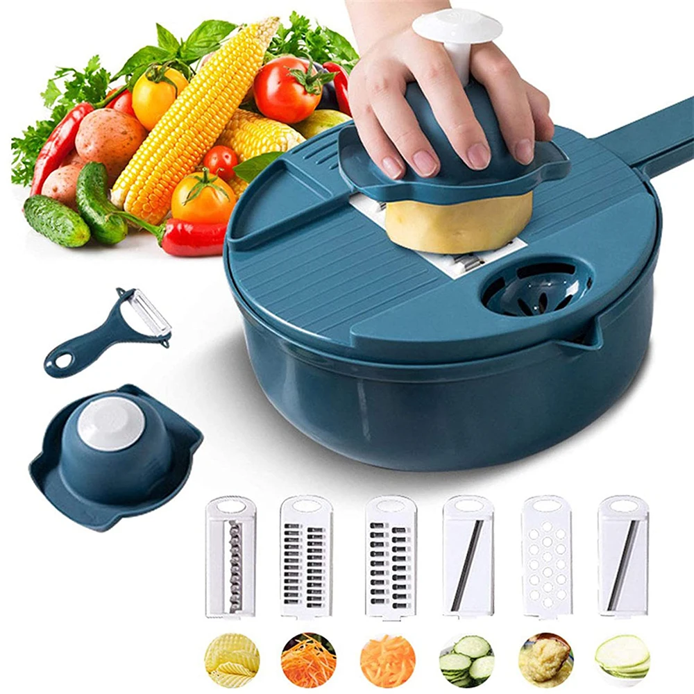 Kitchen Fruit Vegetable Tools Cutter Slicer Stainless Steel Plastic 12 in 1 Potato Carrot Onion Cooking Gadgets Tool Accessories
Kitchen Fruit Vegetable Tools Cutter Slicer Stainless Steel Plastic 12 in 1 Potato Carrot Onion Cooking Gadgets Tool Accessories