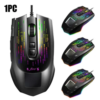 RGB Gaming Mouse USB Wired Mice 1000/2000/2600/4000/6000/10000 DPI 7 Buttons Backlit for Laptop PC Gamer Computer Desktop
RGB Gaming Mouse USB Wired Mice 1000/2000/2600/4000/6000/10000 DPI 7 Buttons Backlit for Laptop PC Gamer Computer Desktop