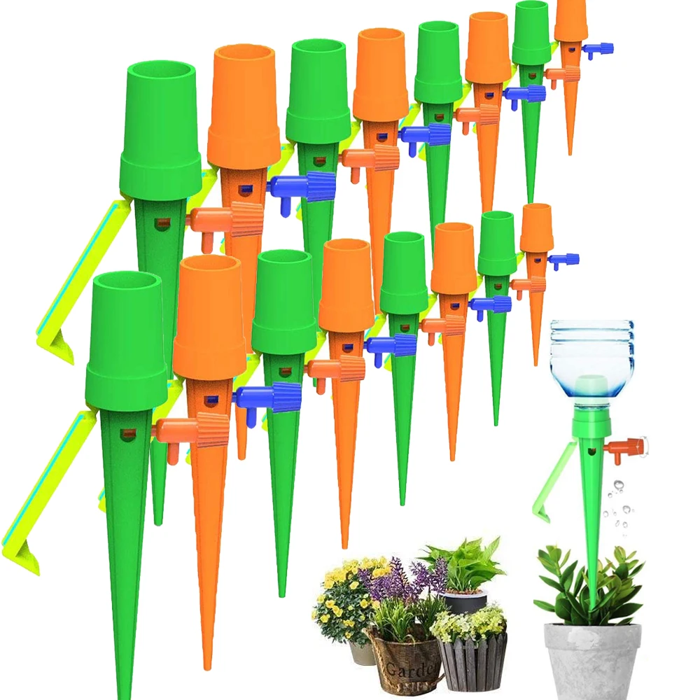 72/36/24/6pcs Automatic Watering Spike With Bracket Adjustable Water Flow Dripper Irrigation Kit Garden Greenhouse Watering Tool
72/36/24/6pcs Automatic Watering Spike With Bracket Adjustable Water Flow Dripper Irrigation Kit Garden Greenhouse Watering Tool