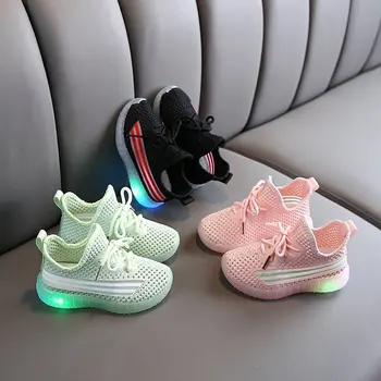 Kids Shoes With Light Kids Led Shoes Luminous Glowing Sneakers Baby Toddler Girls Antiskid Shoes Mesh Chaussure Bebe Fille 
Kids Shoes With Light Kids Led Shoes Luminous Glowing Sneakers Baby Toddler Girls Antiskid Shoes Mesh Chaussure Bebe Fille