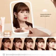 HD Mirror LED Sensor Touch Tri-Color Light Memory Function Mirror with Light With USB Folding Vanity Mirrors Makeup Tool
HD Mirror LED Sensor Touch Tri-Color Light Memory Function Mirror with Light With USB Folding Vanity Mirrors Makeup Tool