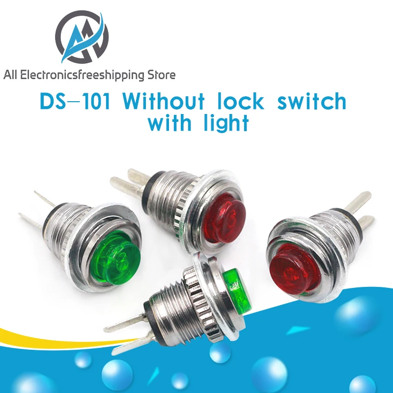 5pcs DS-101 8mm On/Off Push Button Switch Mini Lockless Momentary ON OFF Push Button Micro Normally Open Switch
5pcs DS-101 8mm On/Off Push Button Switch Mini Lockless Momentary ON OFF Push Button Micro Normally Open Switch