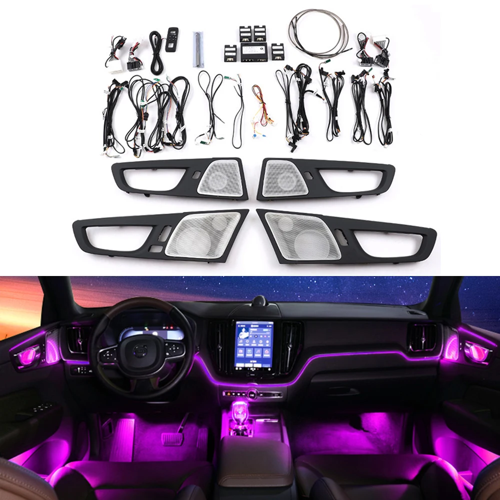 Для Volvo XC60 2018-2022 дверная лампа для атмосферного освещения, RGB лампа для настроения с подсветкой и ящиком для хранения, неоновая декоративная лампа
Для Volvo XC60 2018-2022 дверная лампа для атмосферного освещения, RGB лампа для настроения с подсветкой и ящиком для хранения, неоновая декоративная лампа