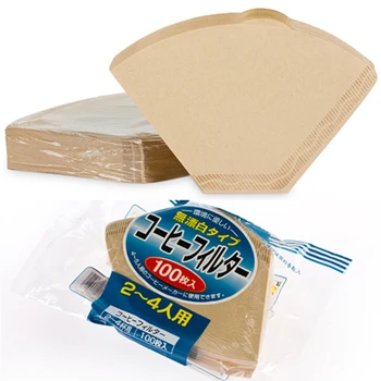 100Pcs Coffee Filter Paper Wooden Original Espresso 102 2-4Cups Hand Drip Coffee Paper Filters V60 Dripper Coffee Filters Tools
100Pcs Coffee Filter Paper Wooden Original Espresso 102 2-4Cups Hand Drip Coffee Paper Filters V60 Dripper Coffee Filters Tools