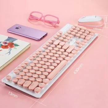 Wireless Mouse Keyboard for Computer Laptop Stylish Mini Portable Keyboard Mouse Combos Slim Quiet 96 keys Office Lady Gift
Wireless Mouse Keyboard for Computer Laptop Stylish Mini Portable Keyboard Mouse Combos Slim Quiet 96 keys Office Lady Gift
