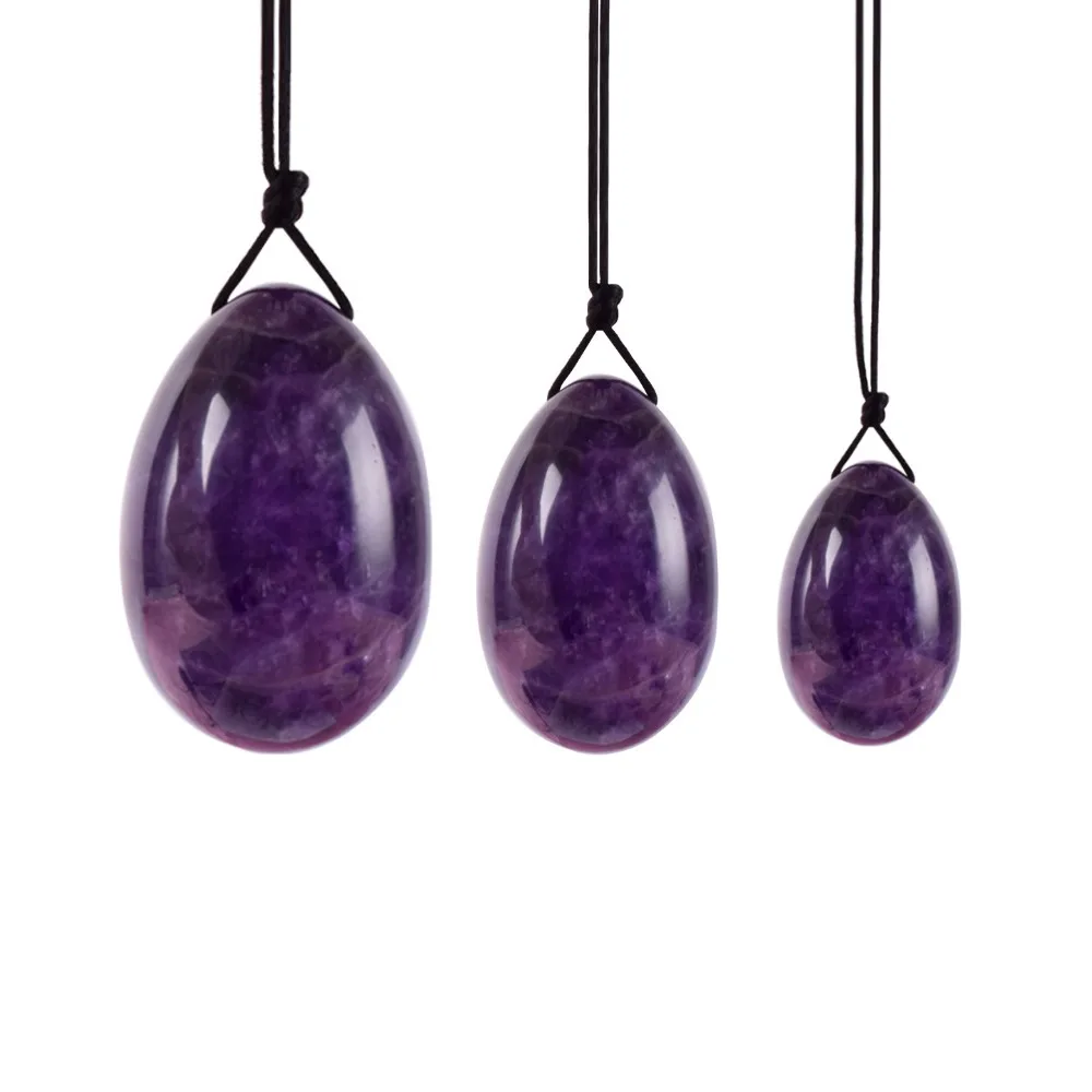 Natural Amethyst Yoni Egg Jade Egg Exercises Ben Wa Ball Women Pelvic Floor Muscle Kegel Exercise Tightening Vaginal Kegel Egg
Natural Amethyst Yoni Egg Jade Egg Exercises Ben Wa Ball Women Pelvic Floor Muscle Kegel Exercise Tightening Vaginal Kegel Egg