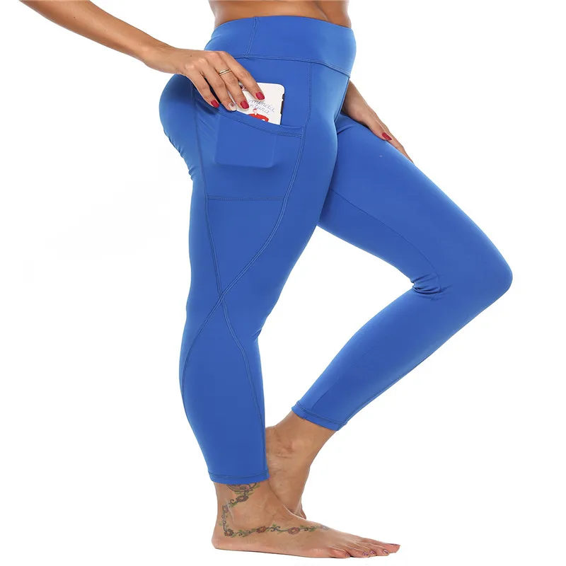 New hot style high waist solid color skinny splice slacks fitness sports pocket pants yoga ankle pants for female Free shipping
New hot style high waist solid color skinny splice slacks fitness sports pocket pants yoga ankle pants for female Free shipping