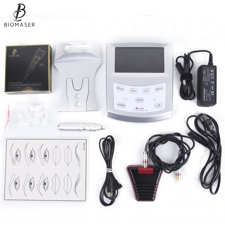 Biomaser T100 Digital Permanent Makeup Machine Professional Tattoo Kit LED Display For Eyebrows lips Complete Tattoo Machine Pen
Biomaser T100 Digital Permanent Makeup Machine Professional Tattoo Kit LED Display For Eyebrows lips Complete Tattoo Machine Pen