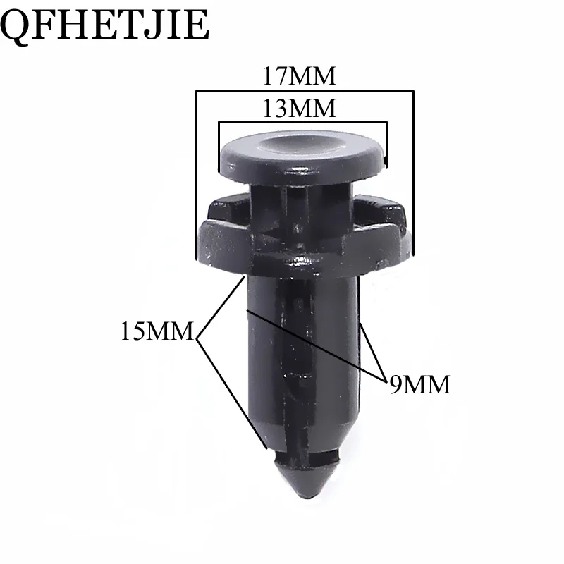 QFHETJIE 9mm 200Pcs Auto Vehicle Car Bumper Clips Retainer Fastener Rivet Door Panel Fender Liner For Honda hot selling
QFHETJIE 9mm 200Pcs Auto Vehicle Car Bumper Clips Retainer Fastener Rivet Door Panel Fender Liner For Honda hot selling