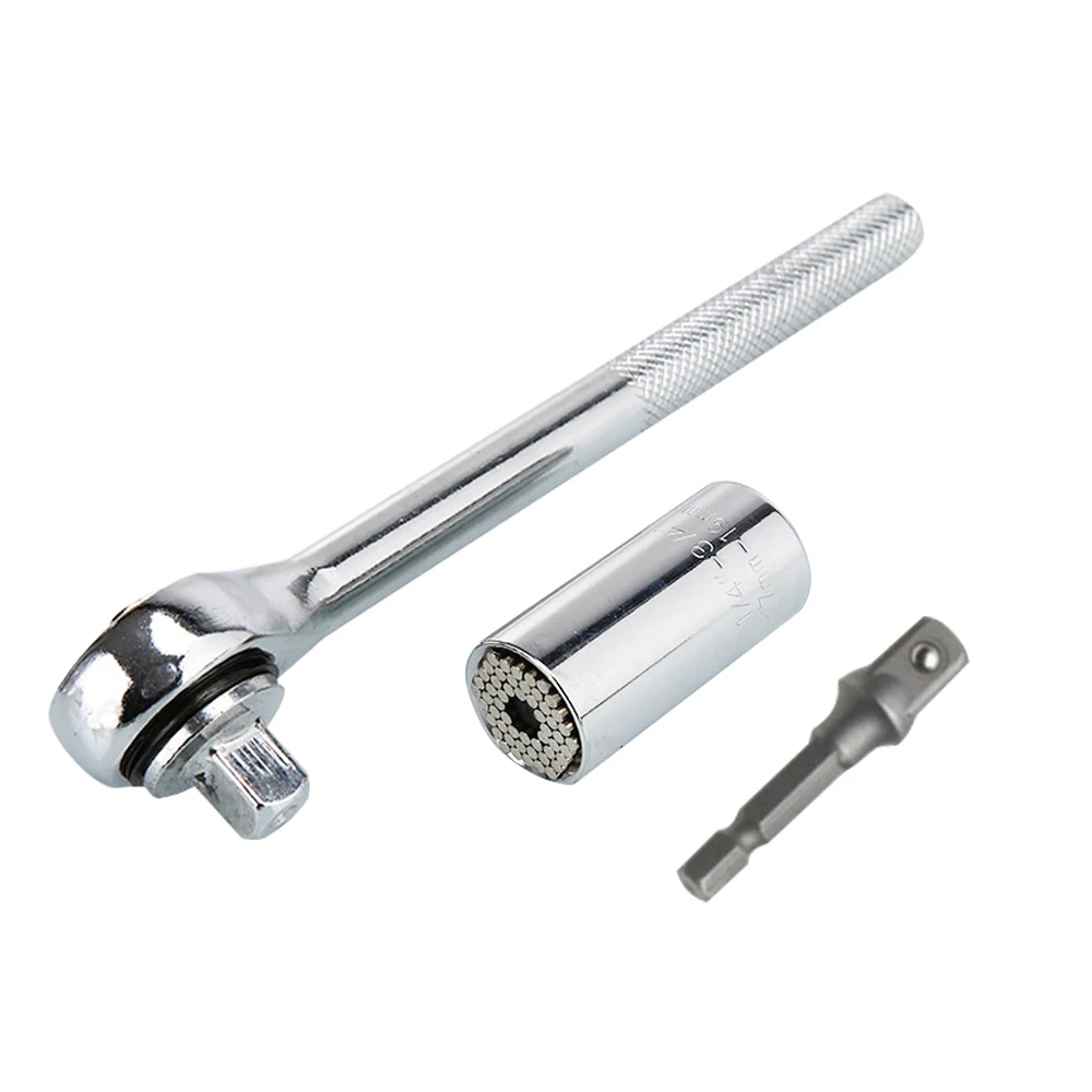 3 Piece/Set 7-19mm Universal Multi Function Ratchet Universal Socket Hand Tools Repair Screwdriver Wrench
3 Piece/Set 7-19mm Universal Multi Function Ratchet Universal Socket Hand Tools Repair Screwdriver Wrench