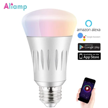 Smart WiFi LED Bulb E27 E26 Light Lamps Dimmable Timer RGB Cool White Control by Smartphone IOS Android Google Assistant Alexa 
Smart WiFi LED Bulb E27 E26 Light Lamps Dimmable Timer RGB Cool White Control by Smartphone IOS Android Google Assistant Alexa