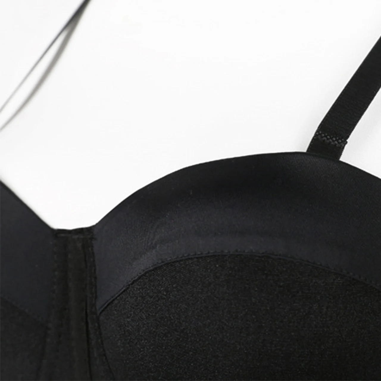 SXTHAENOO Mesh Push Up Bralet Womens Corset Bustier Bra Night Club Party Cropped Top Vest Plus Size