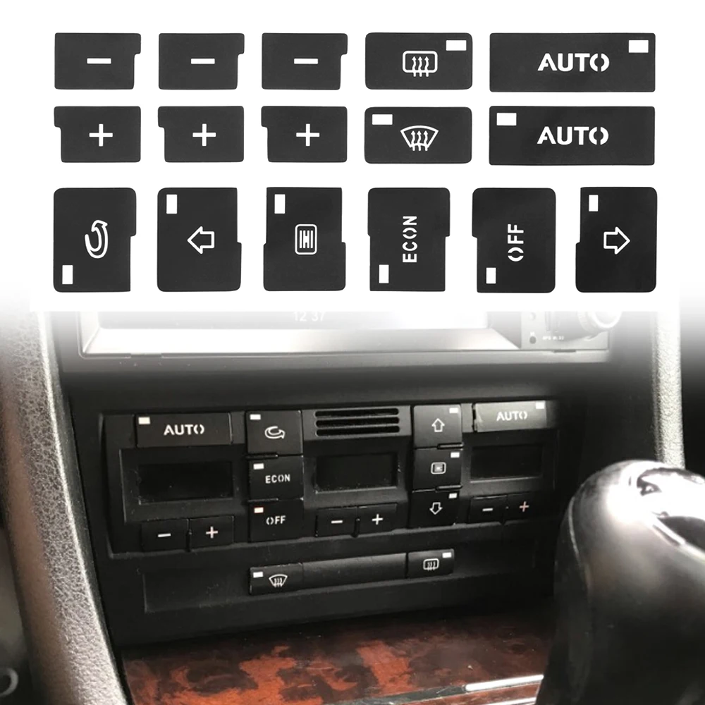 Авто Кондиционер AC климат контроль Кнопка Ремонт наклейки для Audi A4 B6 B7 2000 2001 2002 2003