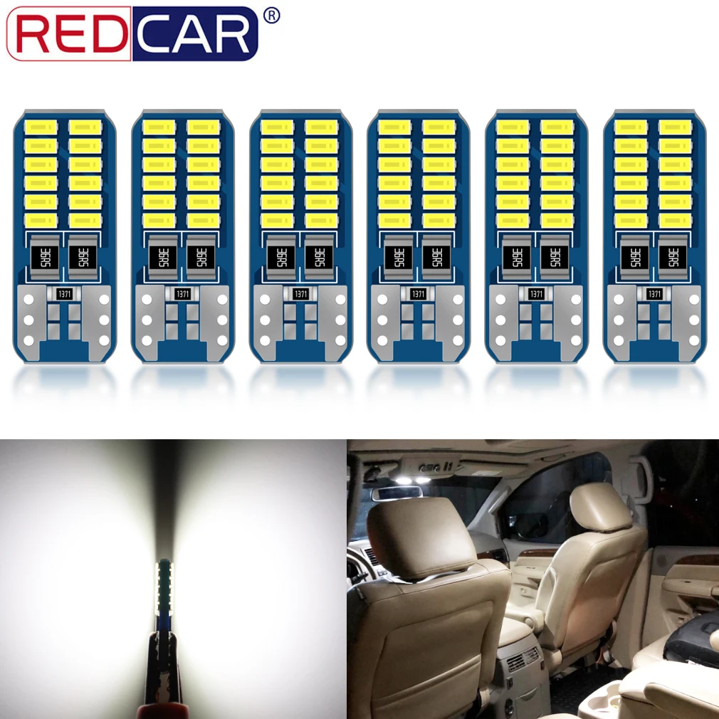 6pcs T10 Led Canbus W5W Led Bulb Car Interior Light 24smd 3014smd 194 168 Car Led Signal Lamp Clearance Lights Reading Lights DC
6pcs T10 Led Canbus W5W Led Bulb Car Interior Light 24smd 3014smd 194 168 Car Led Signal Lamp Clearance Lights Reading Lights DC