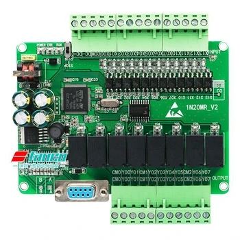 FX1N 20MR PLC Industrial Control Board Programmable Controller Online Monitoring High Speed Output