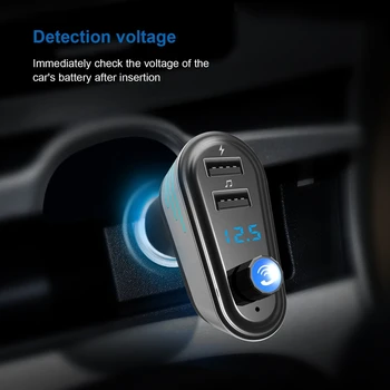 FM Bluetooth Transmitter Car MP3 Player Wireless Radio Adapter Bluetooth 4.2 Receiver Car Kit, Universal Car Charger, 2 USB Port
FM Bluetooth Transmitter Car MP3 Player Wireless Radio Adapter Bluetooth 4.2 Receiver Car Kit, Universal Car Charger, 2 USB Port
