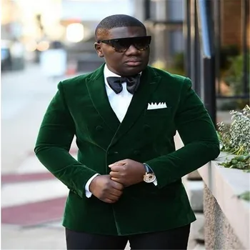 Green Men Suits with Pants Double Breasted Slim Fit Groom Wedding Suit for Evening Party Prom Suit 2 Pieces Tuxedos Custom Made
Green Men Suits with Pants Double Breasted Slim Fit Groom Wedding Suit for Evening Party Prom Suit 2 Pieces Tuxedos Custom Made