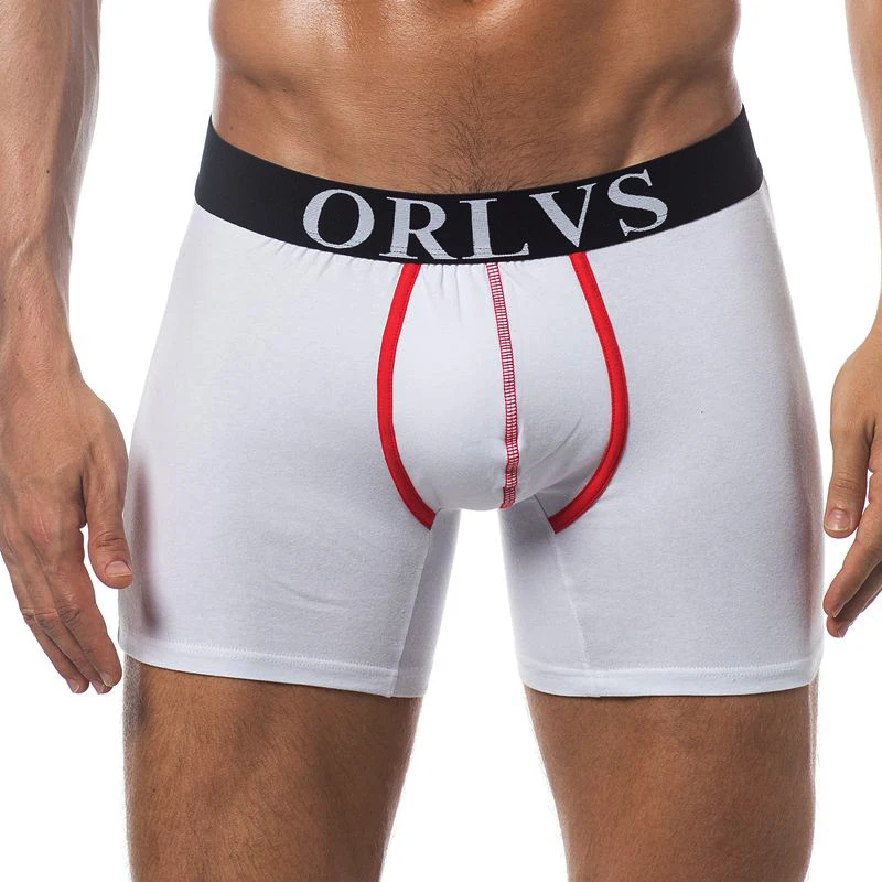 ORLVS Брендовое сексуальное мужское нижнее белье мужские боксеры удобные трусики