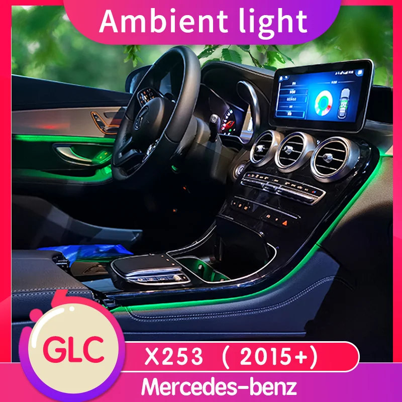 3 /12/ 64 COLORS ambient light TURBO AIR VENT / DUCT FOR MERCEDES GLC X253 REAR LED AIR VENT NOZZLE
3 /12/ 64 COLORS ambient light TURBO AIR VENT / DUCT FOR MERCEDES GLC X253 REAR LED AIR VENT NOZZLE