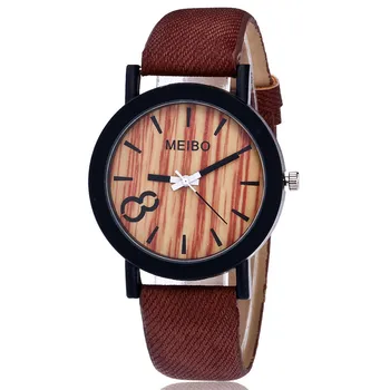 Modeling Wooden Quartz Mens Watch Casual Wooden Color Leather Watch
Modeling Wooden Quartz Mens Watch Casual Wooden Color Leather Watch