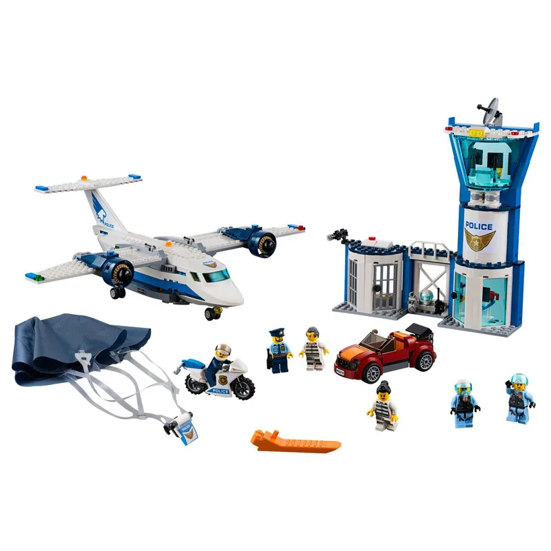 529pcs Sky Police Air Base Building Blocks Bricks Toys Compatible Legoinglys City 11210 Toys for Children Christmas Gifts
529pcs Sky Police Air Base Building Blocks Bricks Toys Compatible Legoinglys City 11210 Toys for Children Christmas Gifts