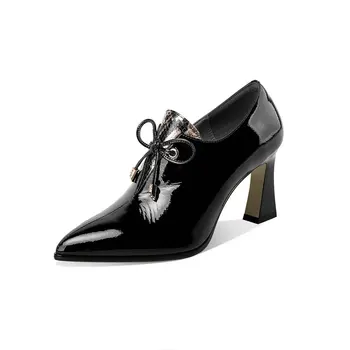 Top Quality High Heels Genuine Leather Pointed Toe Party Shoes Woman zippers Spring Summer Brand Office Pumps Shoes
Top Quality High Heels Genuine Leather Pointed Toe Party Shoes Woman zippers Spring Summer Brand Office Pumps Shoes