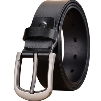 High Quality Men Genuine Leather Dress Belt With Single Prong Buckle Fashion Classice Pin Buckle Men Belt
High Quality Men Genuine Leather Dress Belt With Single Prong Buckle Fashion Classice Pin Buckle Men Belt
