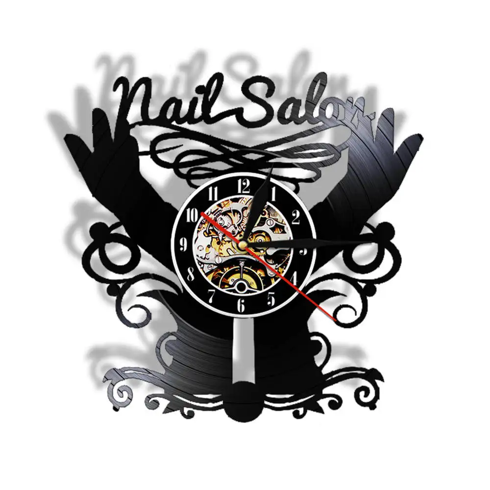 Nail Salon Vinyl Record Quartz Wall Clock Beauty Studio Modern Nail Art Shop Decor Wall Watch Polish Manicure Laser Cut Clock
Nail Salon Vinyl Record Quartz Wall Clock Beauty Studio Modern Nail Art Shop Decor Wall Watch Polish Manicure Laser Cut Clock