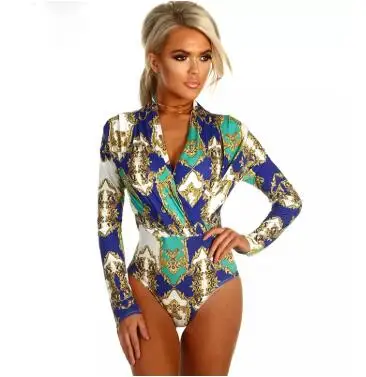 YingYuanFang Summer new women's fashion deep V high waist long sleeve floral print jumpsuit
YingYuanFang Summer new women's fashion deep V high waist long sleeve floral print jumpsuit