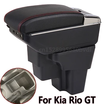 for Kia Rio GT armrest box arm rest leather center console USB ports storage accessories car-styling automobile interior
for Kia Rio GT armrest box arm rest leather center console USB ports storage accessories car-styling automobile interior