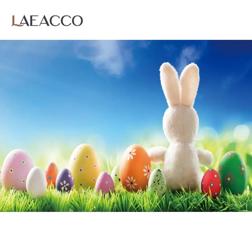 Spring Backdrops For Photography Blue Sky Cloudy Easter Eggs Rabbit Green Grass Scenic Photographic Background For Photo Studio
Spring Backdrops For Photography Blue Sky Cloudy Easter Eggs Rabbit Green Grass Scenic Photographic Background For Photo Studio