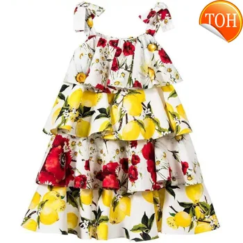 Kimocat Baby Girls Dress Summer Beach Style Floral Lemon fruit Print Backless Layered Dress Cute Sleeveless Kids Girls
Kimocat Baby Girls Dress Summer Beach Style Floral Lemon fruit Print Backless Layered Dress Cute Sleeveless Kids Girls