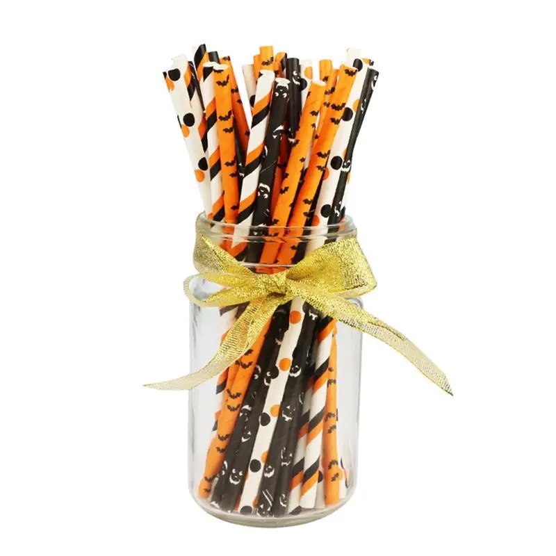 200pcs Disposable Paper Straw Halloween Party Themed Design Paper Sucker Paper Straw For Home Bar(Assorted Color,25pcs /Bags )
200pcs Disposable Paper Straw Halloween Party Themed Design Paper Sucker Paper Straw For Home Bar(Assorted Color,25pcs /Bags )