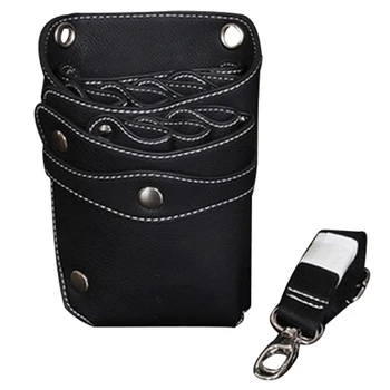 Leather Hair Style Scissors Tools Clips Bag Hairdressing Pouch Case Scissor Bag with Waist Shoulder Belt Accessory
Leather Hair Style Scissors Tools Clips Bag Hairdressing Pouch Case Scissor Bag with Waist Shoulder Belt Accessory