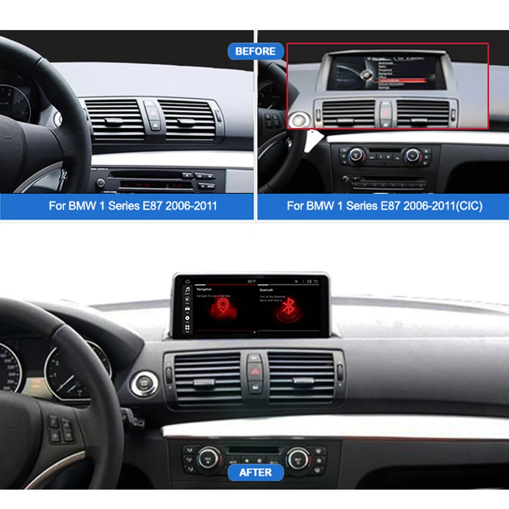 Автомобильный мультимедийный плеер с GPS навигацией для BMW 1 серии E81 E82 E87 E88 2004-2011