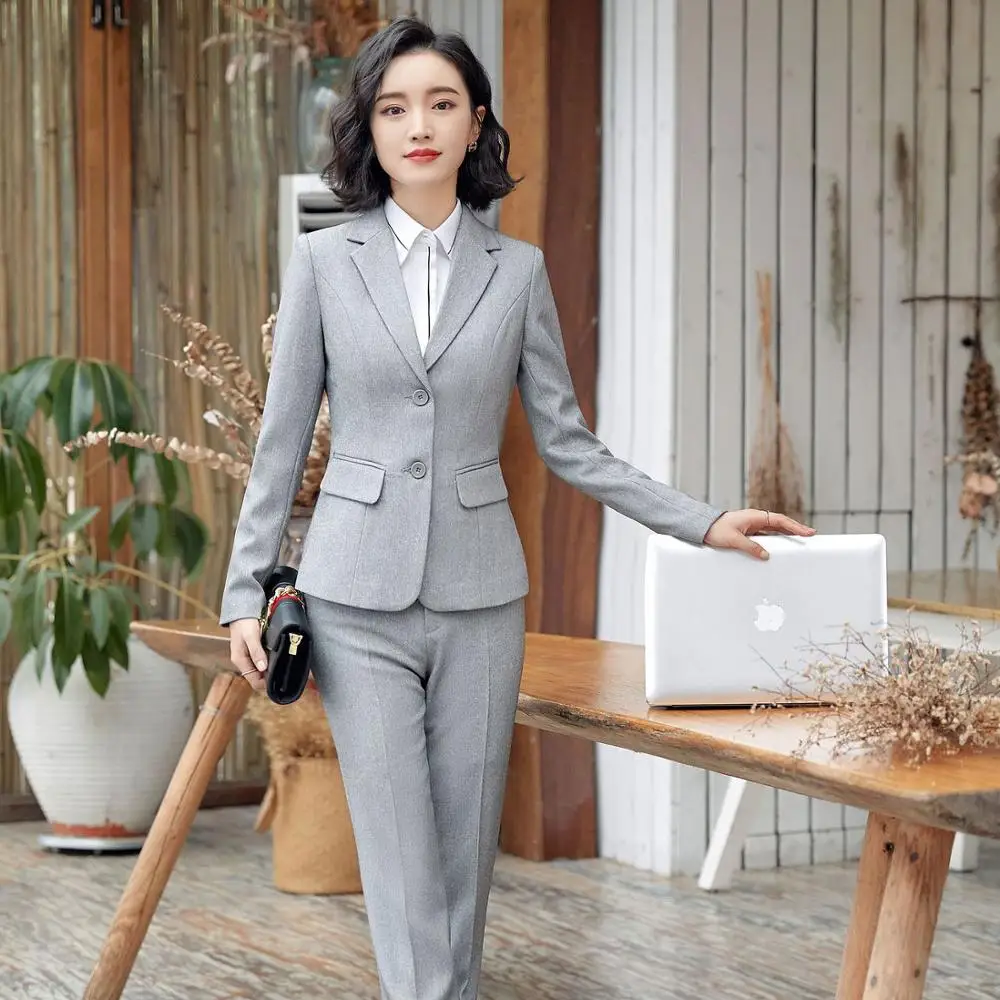 IZICFLY New Style Fall women suits with pants Uniform Designs Office Elegant Business Work Wear plus size Blazer and Trouser Set
IZICFLY New Style Fall women suits with pants Uniform Designs Office Elegant Business Work Wear plus size Blazer and Trouser Set