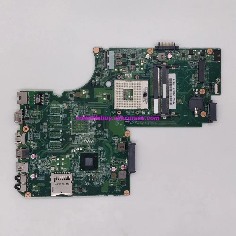 Genuine A000243980 DA0BD5MB8D0 HM76 DDR3 Laptop Motherboard Mainboard for Toshiba Satellite S75 L75 Notebook PC
Genuine A000243980 DA0BD5MB8D0 HM76 DDR3 Laptop Motherboard Mainboard for Toshiba Satellite S75 L75 Notebook PC