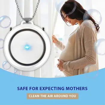 Mini Rechargeable Personal Air Purifier with Necklace Portable Negative Ion Air Filter Freshener USB Charging
Mini Rechargeable Personal Air Purifier with Necklace Portable Negative Ion Air Filter Freshener USB Charging