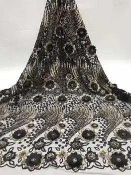 2019 High Quality African Sequins Lace bridal embroidered tulle lace French tulle mesh Lace Fabric For wedding dress 
2019 High Quality African Sequins Lace bridal embroidered tulle lace French tulle mesh Lace Fabric For wedding dress