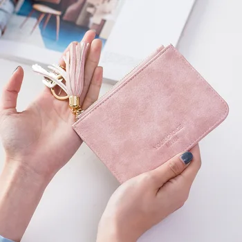 Leather Women Wallets Short Zipper Tassel Mini Wallet Women Coin Purse Female Card Holder Keychain Bag Small Wallets Carteira
Leather Women Wallets Short Zipper Tassel Mini Wallet Women Coin Purse Female Card Holder Keychain Bag Small Wallets Carteira