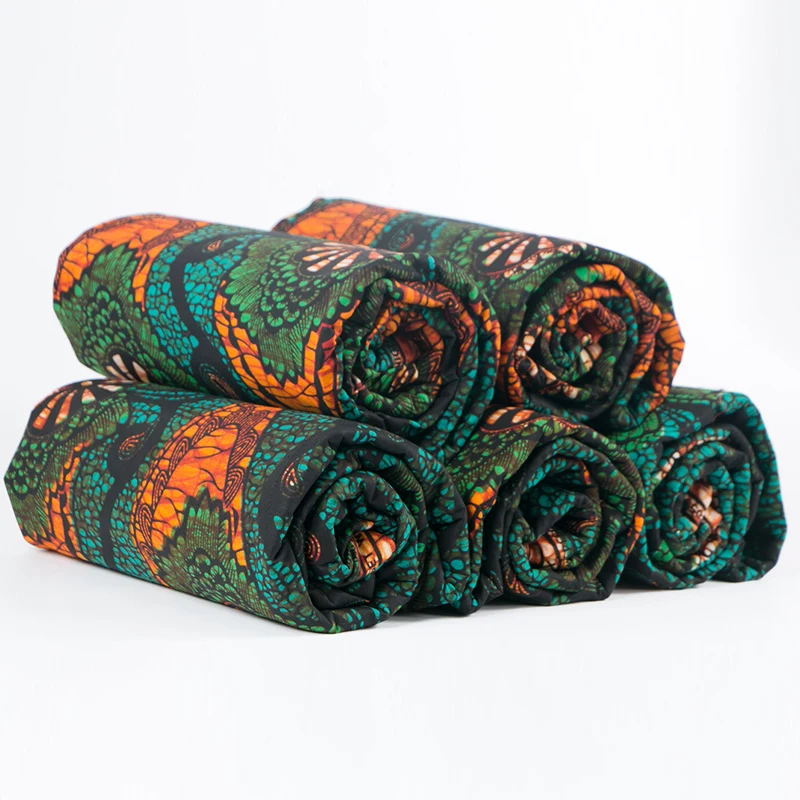 2019 New African Fabric Guarantee Pure Cotton Green And Orange Print Fabric For Party Dress 6Yards\lot
2019 New African Fabric Guarantee Pure Cotton Green And Orange Print Fabric For Party Dress 6Yards\lot