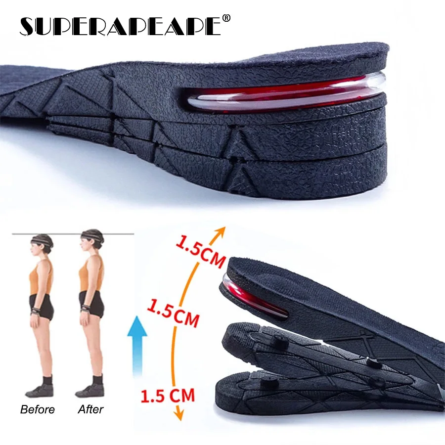 1-4.5cm Height Increase Insole Cushion Height Lift Adjustable Cut Shoe Heel Insert Taller Support Absorbant Foot Pad
1-4.5cm Height Increase Insole Cushion Height Lift Adjustable Cut Shoe Heel Insert Taller Support Absorbant Foot Pad