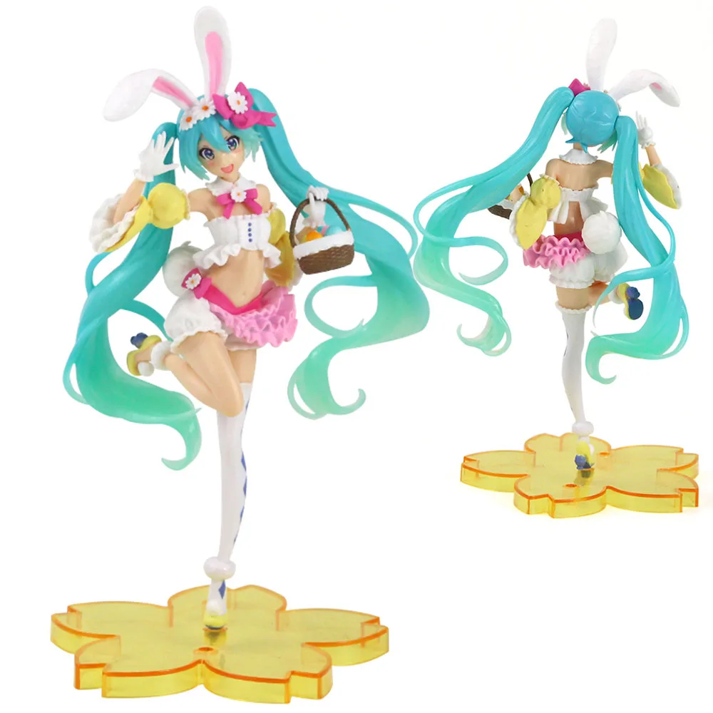 22cm Anime figure Hatsune Miku rabbit ear Spring Image ver Cute Kawaii Statue Miku PVC Action Figure Collection Model Toy Dolls
22cm Anime figure Hatsune Miku rabbit ear Spring Image ver Cute Kawaii Statue Miku PVC Action Figure Collection Model Toy Dolls