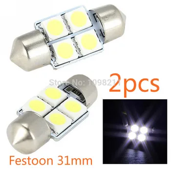 2PCS 31mm 4SMD 5050 Festoon LED Car Dome Map DE3175 Bulbs LED Car Reading Door White Light Hot Sell 
2PCS 31mm 4SMD 5050 Festoon LED Car Dome Map DE3175 Bulbs LED Car Reading Door White Light Hot Sell