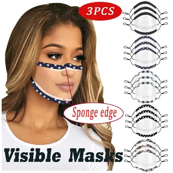 Mascarilla 3pcs Prints Mask With Sponge Edge Clear Window Visible Expression Face Cover Masque Mascarilla Con Filtro Maseczka
Mascarilla 3pcs Prints Mask With Sponge Edge Clear Window Visible Expression Face Cover Masque Mascarilla Con Filtro Maseczka