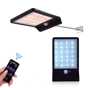 48 LED Solar Wall Lights Outdoor Remote Control Motion Sensor Lights Decor Security Lighting for Yard,Garage,Street and Home
48 LED Solar Wall Lights Outdoor Remote Control Motion Sensor Lights Decor Security Lighting for Yard,Garage,Street and Home