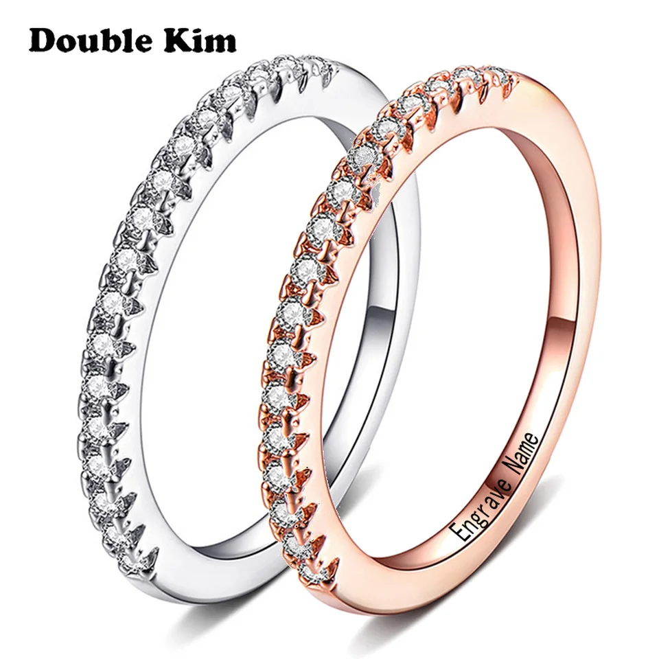 Custom Lovers Zircon Rings DIY Engrave Name Date Stainless Steel Rings Wedding Rings for Women Men Anniversary Jewelry Gift
Custom Lovers Zircon Rings DIY Engrave Name Date Stainless Steel Rings Wedding Rings for Women Men Anniversary Jewelry Gift