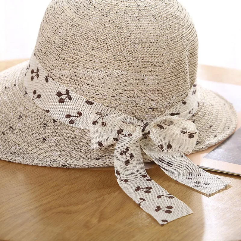 Women Sunshade Hat Widen Brim Bowknot Decor Breathable Beach Cap for Summer NIN668
Women Sunshade Hat Widen Brim Bowknot Decor Breathable Beach Cap for Summer NIN668